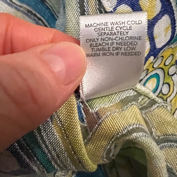 NWOT Christopher & Banks Geometric Button Shirt Jacket Artsy Art to Wear Large - Picture 7 of 11